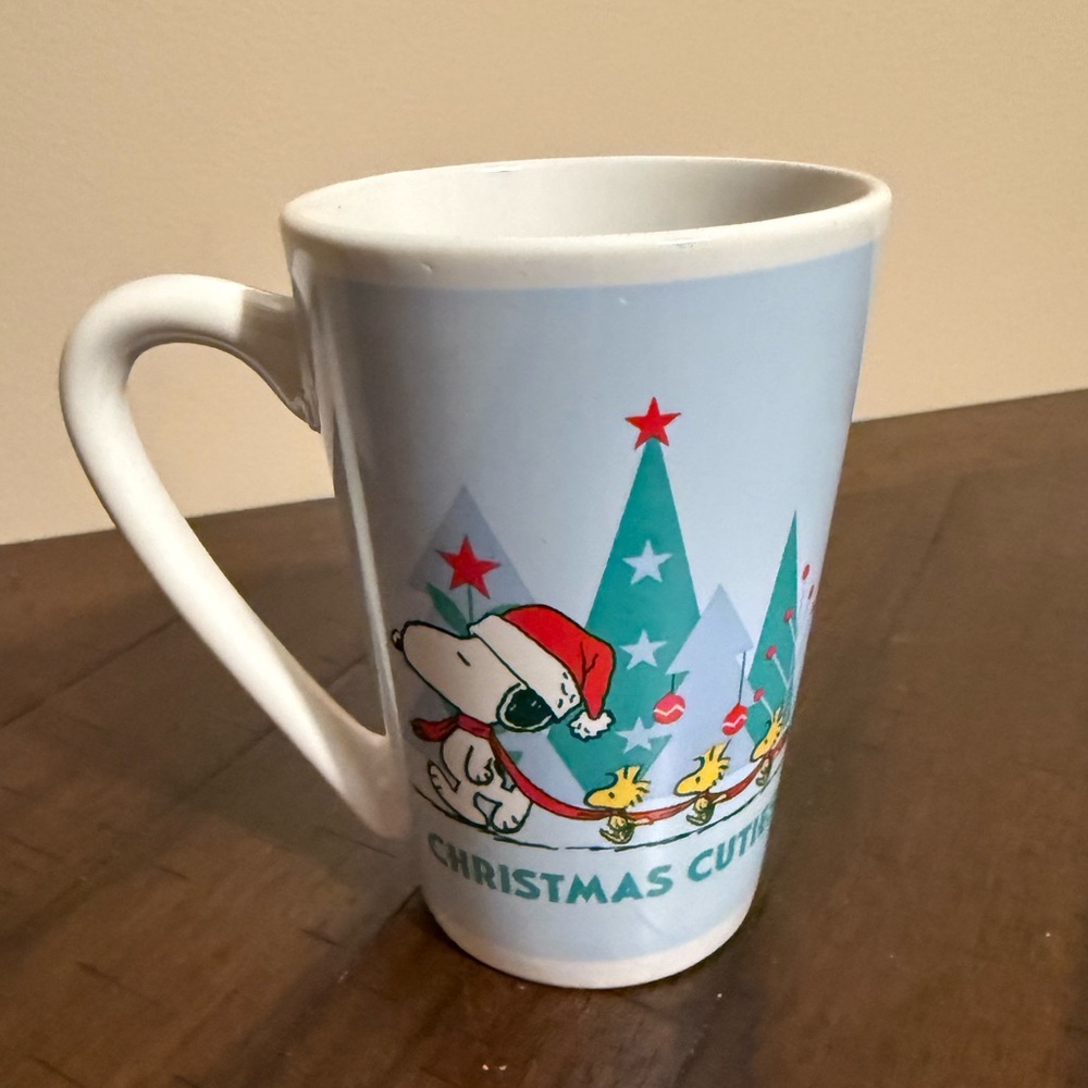 Dan Dee Peanuts Ceramic Merry Christmas Cuties Mug Snoopy Charlie Brown